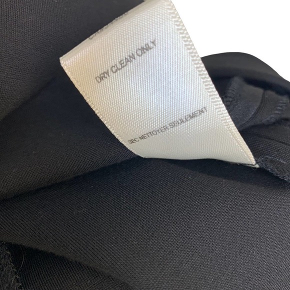 Rebecca Taylor Short Sleeve Fitted Dress with Lace Black Size 2 - Picture 8 of 9